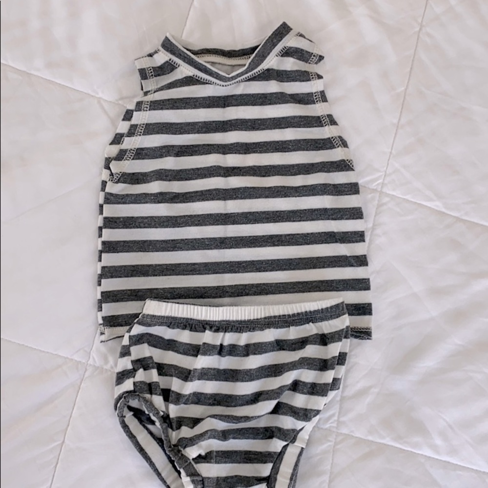 Billie Blooms Muscle Tee and Bloomer Set